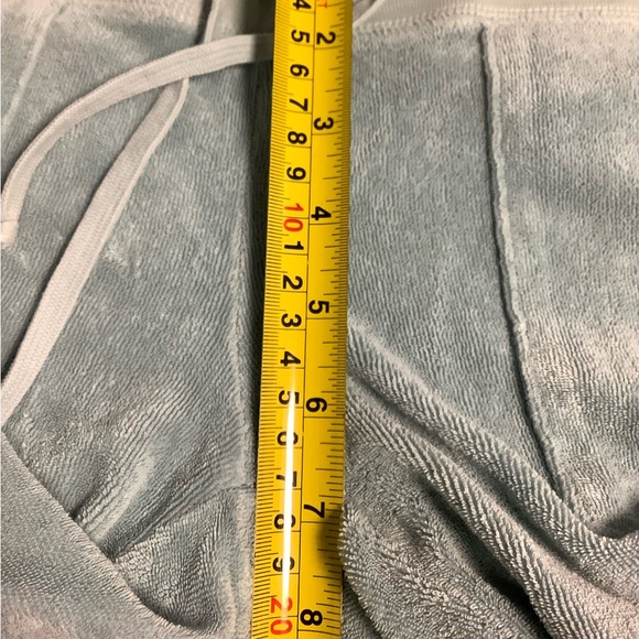 Juicy Couture Y2K Terry Shorts 32 x 18 Zip Up Hoodie Set - Picture 8 of 13